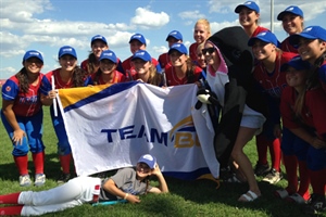 Softball finishes pool play with a win over Sask